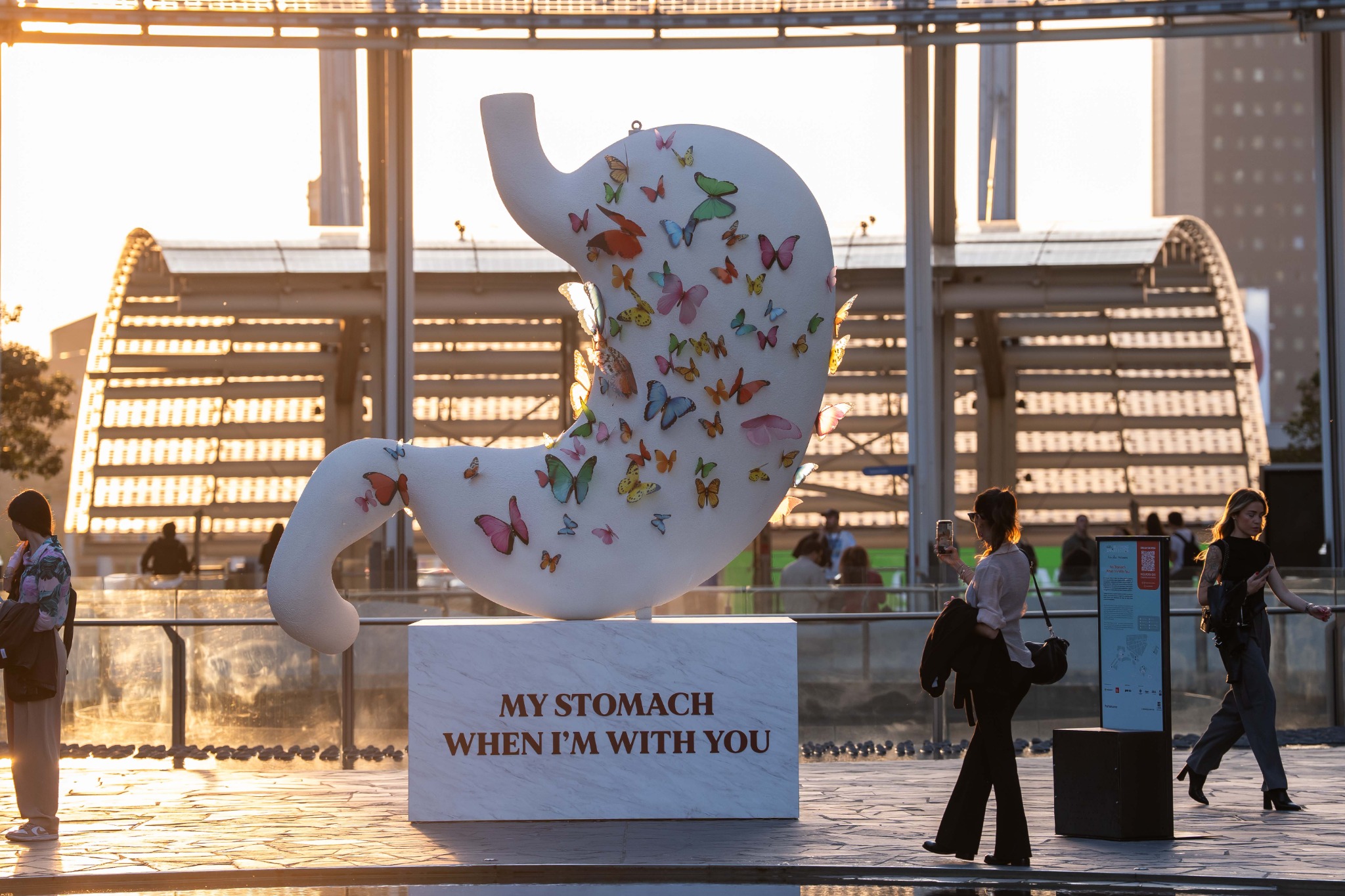 My Stomach When I’m With You in Portanuova at sunset
