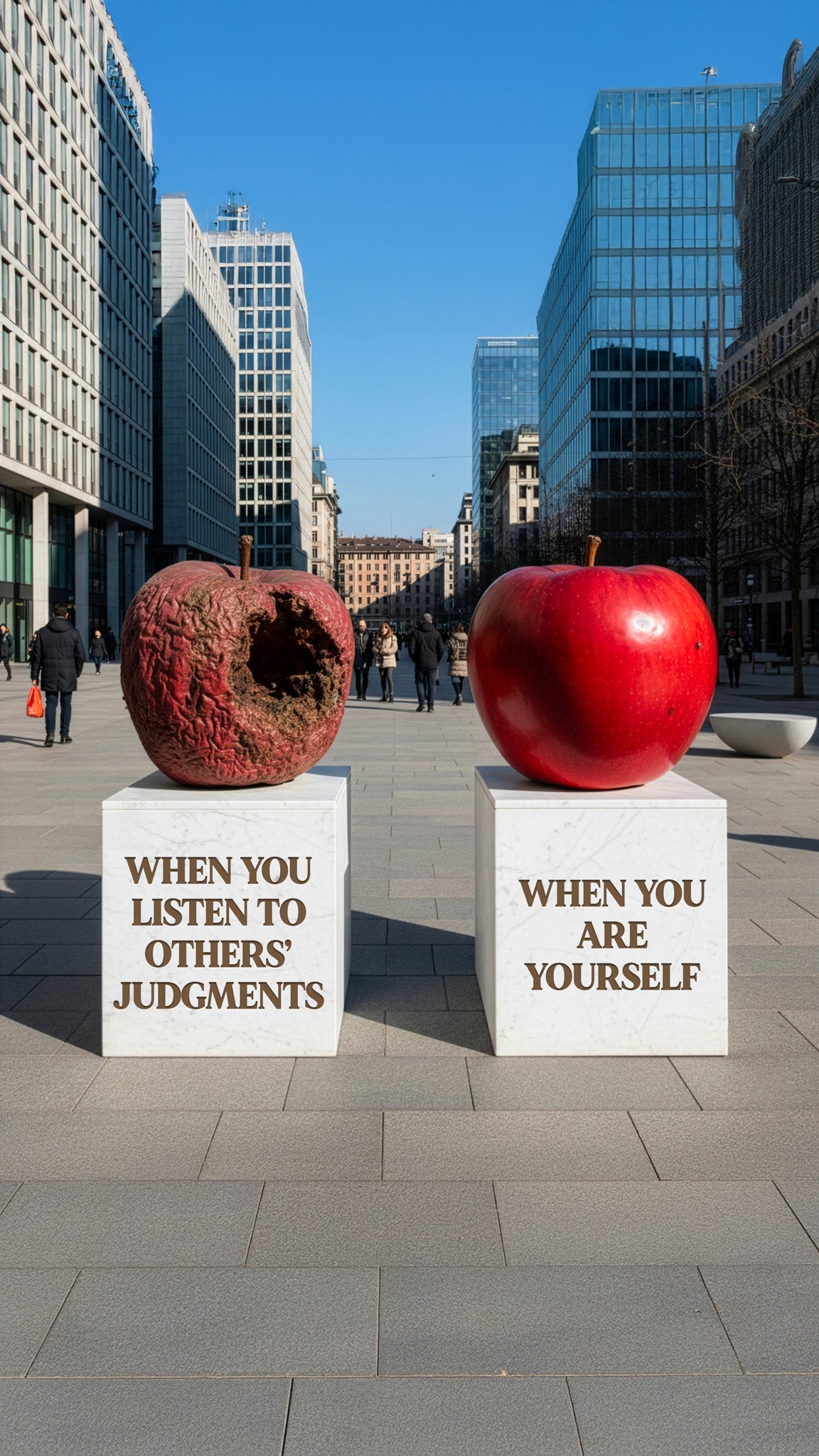 When You Listen to Others’ Judgments / When You Are Yourself