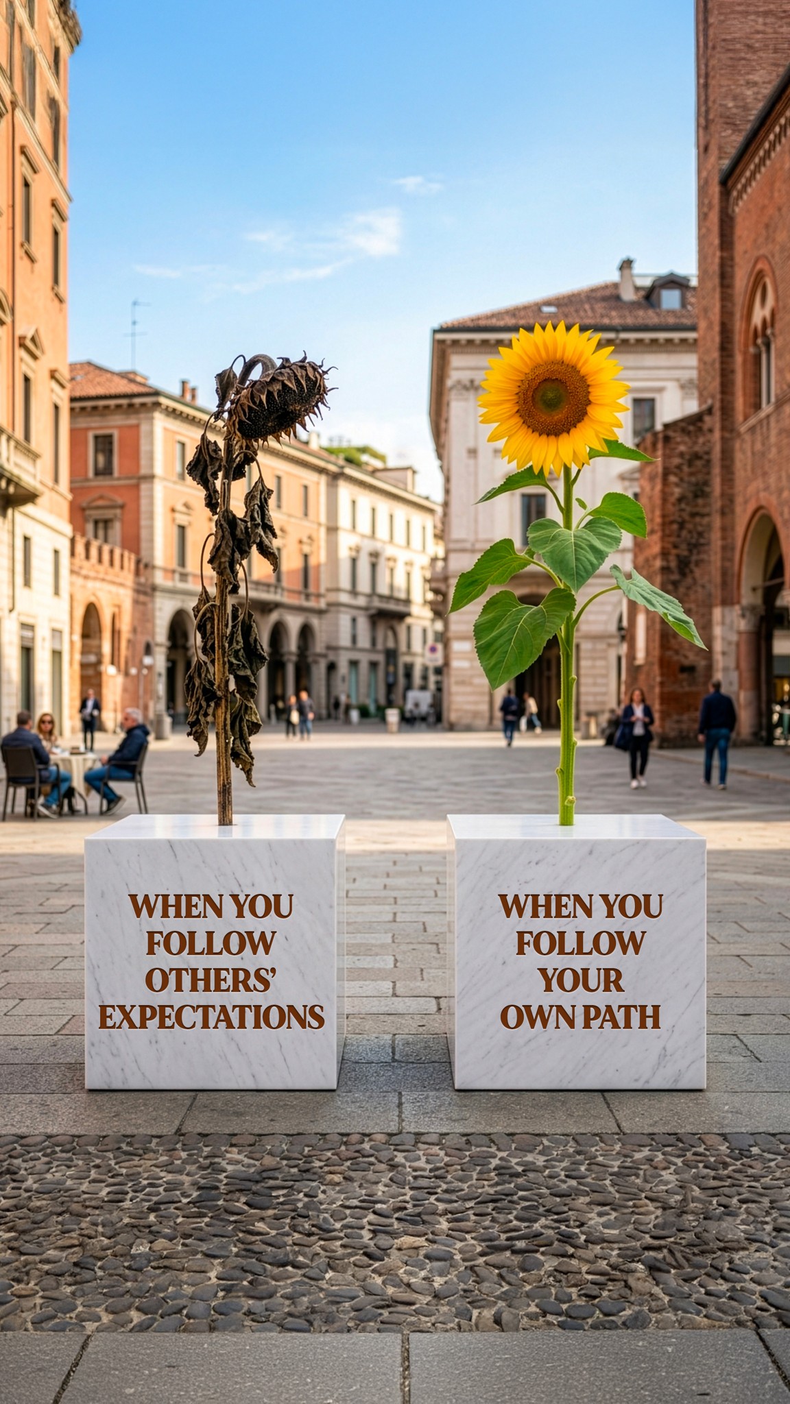 When You Follow Others’ Expectations / When You Follow Your Own Path