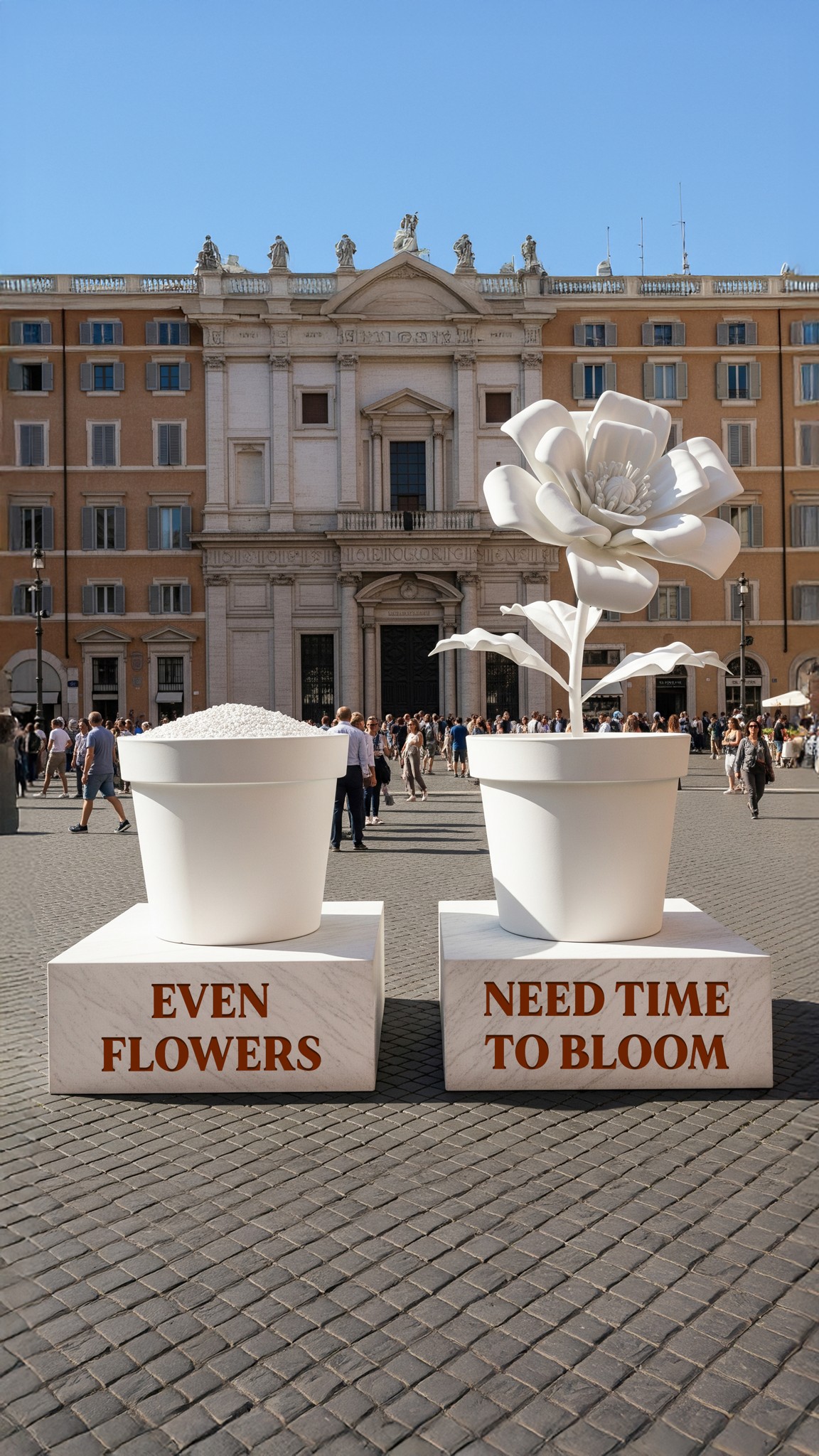 Even Flowers Need Time to Bloom